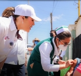 PROMUEVE GOBERNADORA MARINA DEL PILAR VACUNACIÓN  PARA PROTEGER A LAS FAMILIAS DE BAJA CALIFORNIA