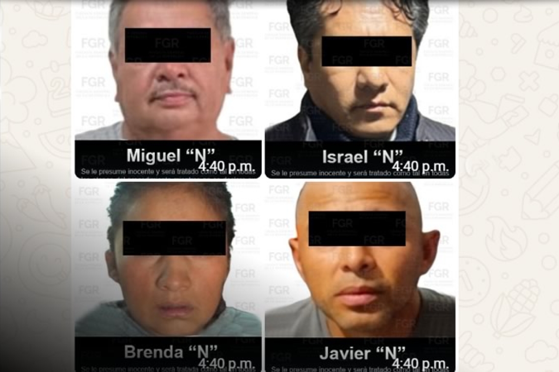 FGR LLEVA A PROCESO A CUATRO PERSONAS POR SU POSIBLE PARTICIPACIÓN EN EL DELITO DE TRÁFICO DE PERSONAS