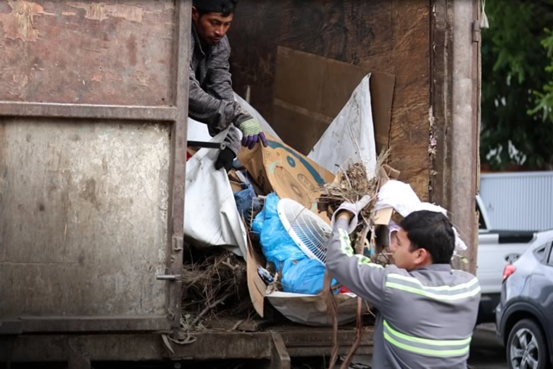 Retira Gobierno Municipal 54 toneladas de basura pesada en colonias de Otay Centenario, La Mesa y Sánchez Taboada