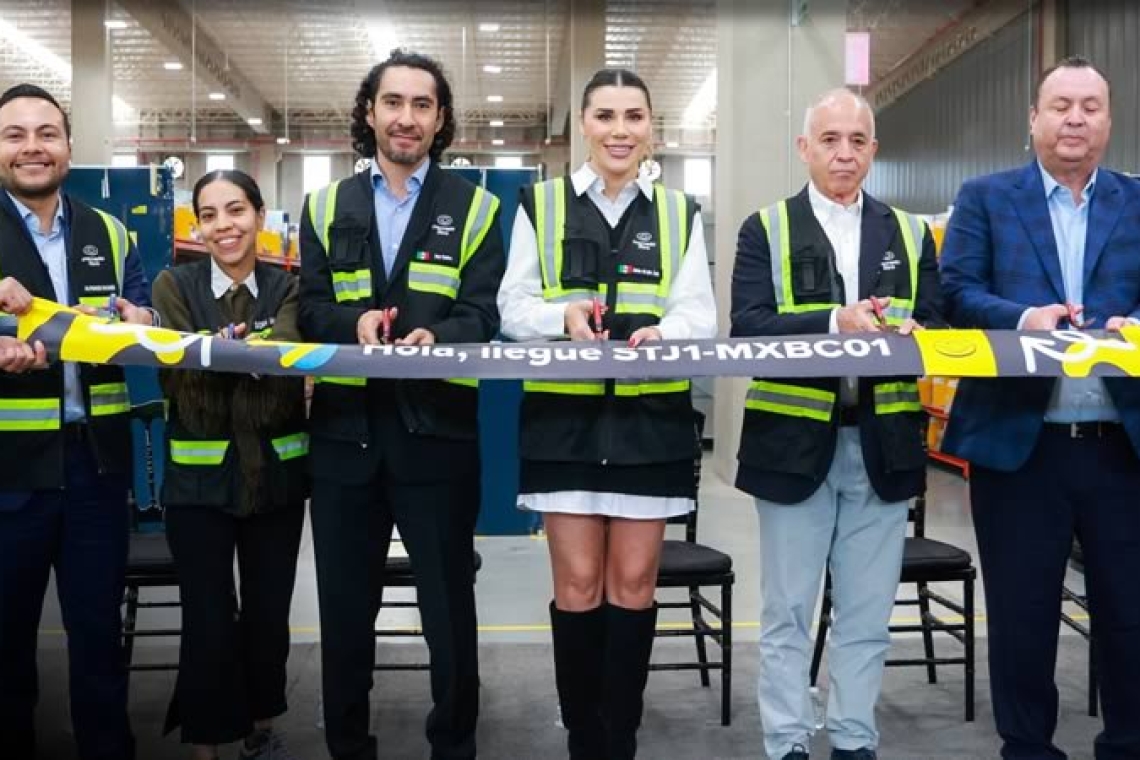 INAUGURA GOBERNADORA MARINA DEL PILAR CENTRO DE DISTRIBUCIÓN DE MERCADO LIBRE EN TIJUANA PARA FORTALECER EL COMERCIO ELECTRÓNICO