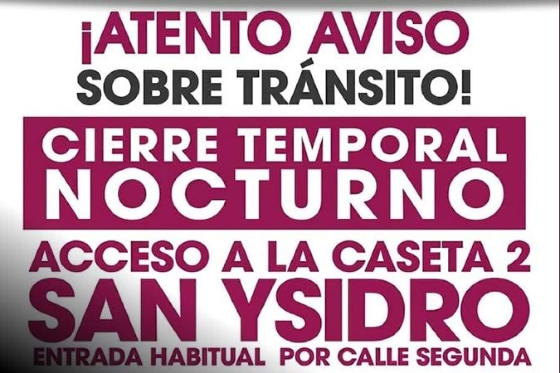 Realiza Gobierno Municipal de Tijuana trabajos nocturnos de mantenimiento en acceso a la caseta 2 de San Ysidro