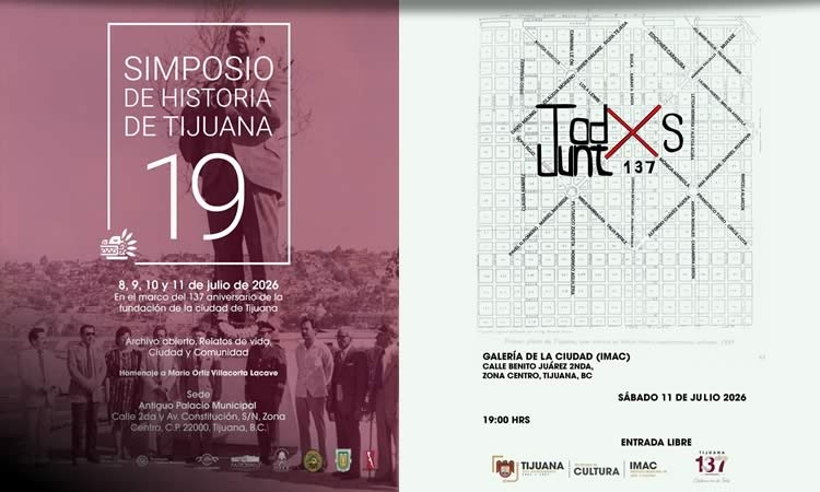 Anuncia Gobierno Municipal programa cultural por el 137 aniversario de la fundación de Tijuana