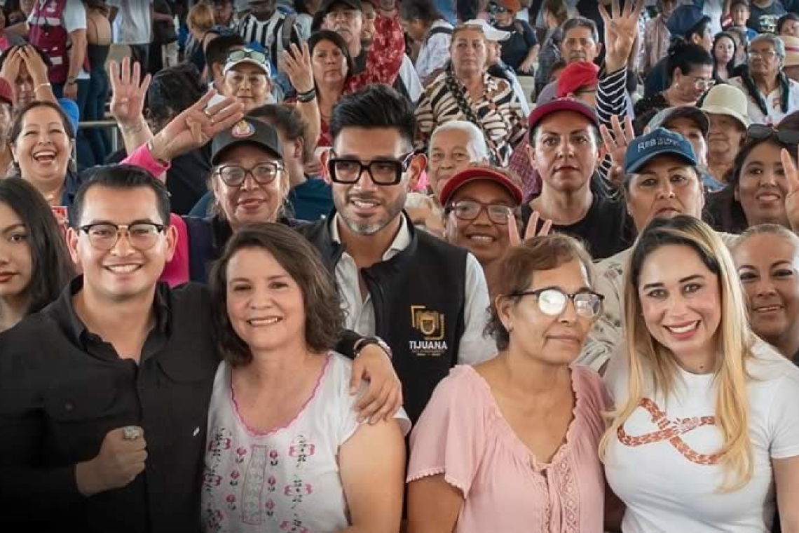 Encabeza Abdiel Gutiérrez Coronado la Macro Jornada del Pueblo con la participación de más de 3 mil tijuanenses