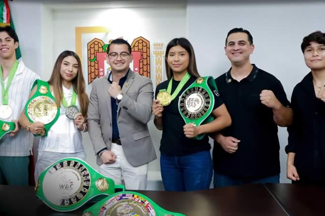 Recibe alcalde Abdiel Gutiérrez a deportistas beneficiados con el programa ‘Fomentando el Talento Deportivo’