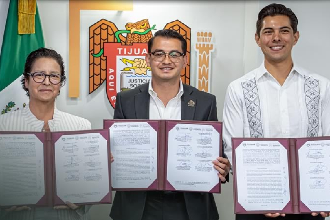 Suscribe presidente municipal de Tijuana convenio con Tecate y Playas de Rosarito para la elaboración del Plan Estratégico Metropolitano 2026-2040