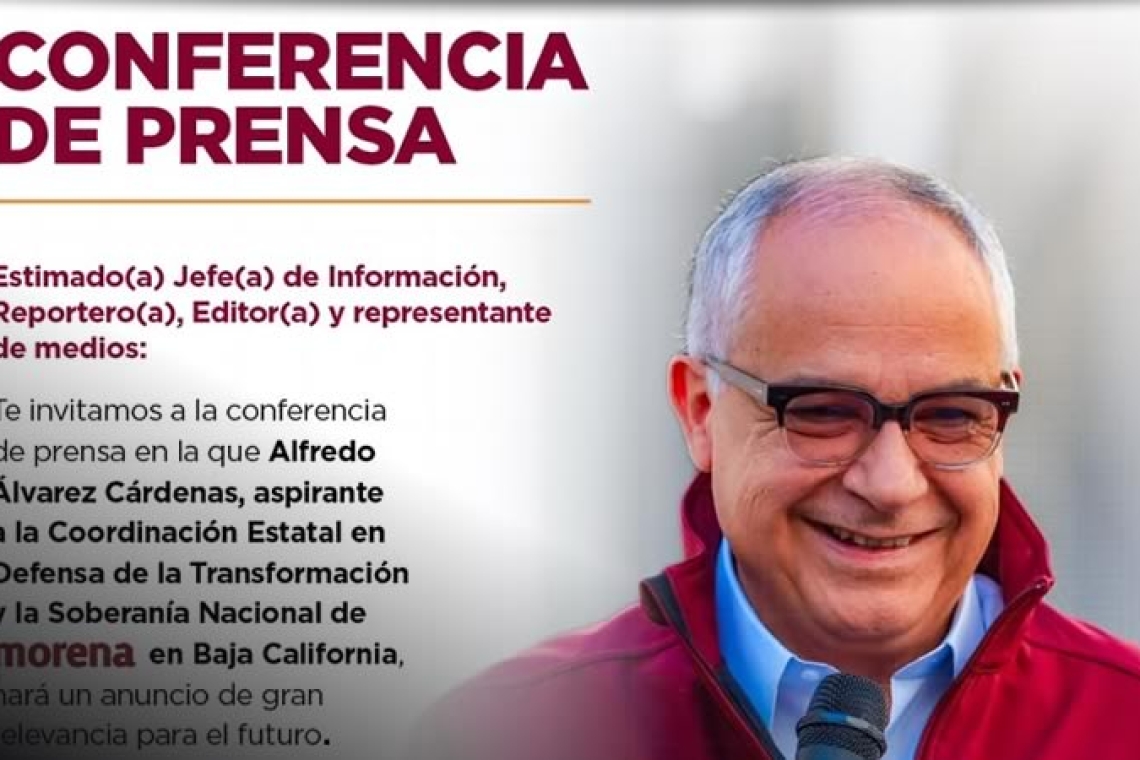 CONFERENCIA DE PRENSA — ALFREDO ÁLVAREZ