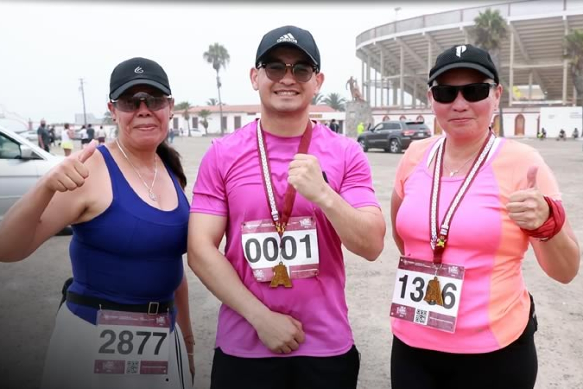 Encabeza presidente municipal arranque de la 5ta. Etapa del Serial Atlético Delegacional 5K Playas de Tijuana