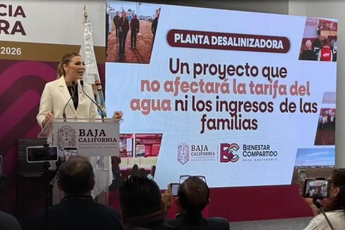 Desaladora de Rosarito costará 15,616 mdp: Federación aporta 10,730 y BC 4,886 para llevar el agua a Tijuana, Rosarito y Ensenada